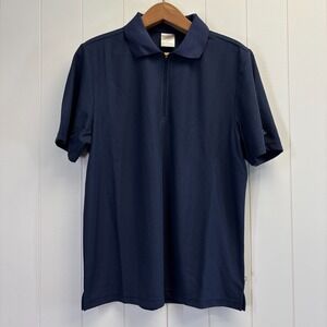 Craft Mens Preppy Golf 1/4 Zip Polo Shirt Size M Classic Business Casual Office